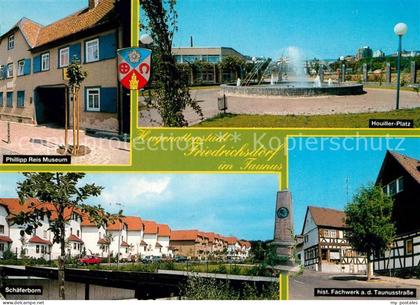Friedrichsdorf Taunus Philipp Reis Museum Houiller Platz Sch?ferborn Fachwerk