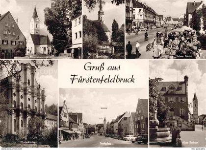 Fuerstenfeldbruck Muenchenerstrasse Kirche Gruener Markt Klosterkirche Stadtplat