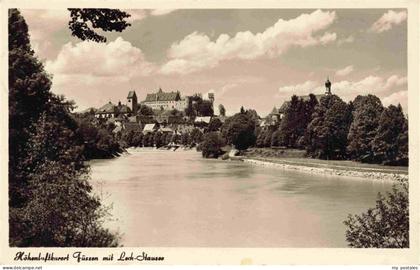 Fuessen am Lech Allgaeu Bayern mit Lech Stausee
