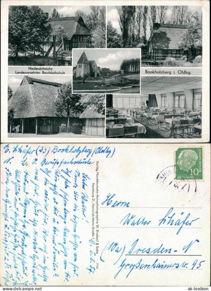 Bookholzberg-Ganderkesee 4 B Landesversehrten Berufsschule innen u. außen 1957