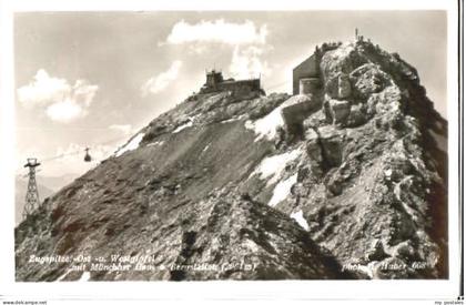 Zugspitze Muenchner Haus Zugspitze Bergstation o 1943