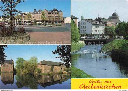 Geilenkirchen Stadtplatz Wasserschloss Bruecke