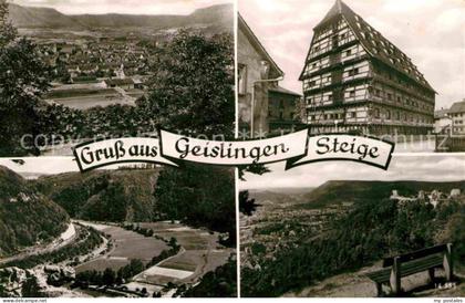 Geislingen Steige Fliegeraufnahme Fachwerkhaus