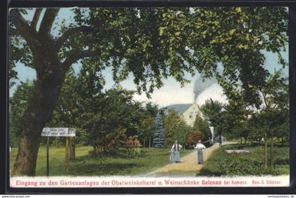 AK Gelenau, Gasthof und Obstweinkelterei Gelenau