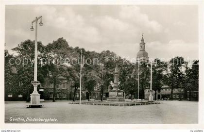 Genthin Hindenburgplatz Denkmal
