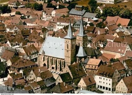 Gerolzhofen Altstadtkern Fliegeraufnahme