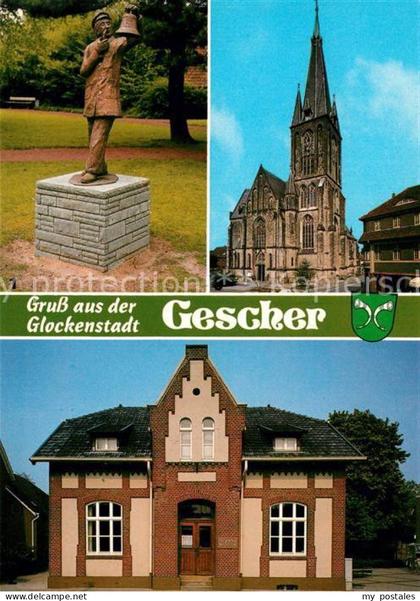 Gescher Glockengiesserplastik Glockenmuseum Kirche