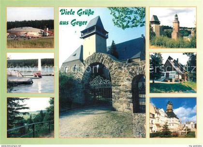 Geyer Laurentiuskirche Gaststaette See Landschaftspanorama
