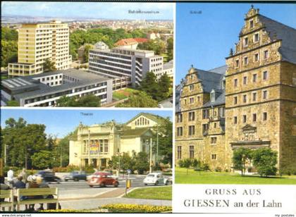 Giessen Lahn Giessen Schloss Zentrum  Theater x 1980