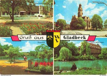 Gladbeck Schwimmhalle Rathaus Ehrenmal Haus Wittringen