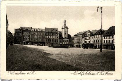 Glauchau - Marktplatz