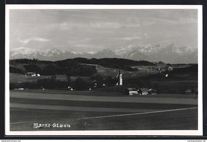 AK Glonn, Panorama mit Kirche