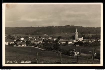 AK Markt Glonn, Teilansicht mit Kirche