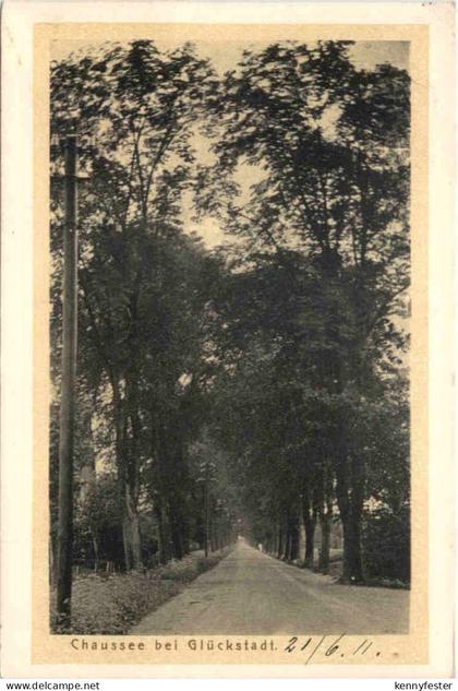 Chaussee bei Glückstadt