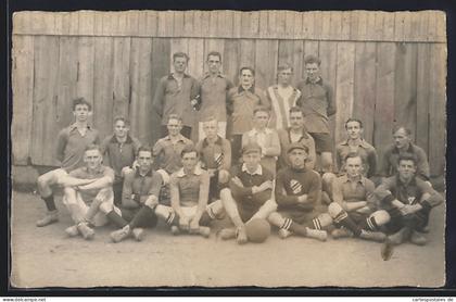 Foto-AK Glückstadt, 2. Mannschaften vom FC Union Glückstadt & Teutonia Brunsbüttel ca. 1920
