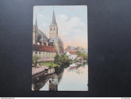 AK um 1910 Goch Pfarrkirche Verlag Wwe. Adolf Breuer, Goch ungebraucht!