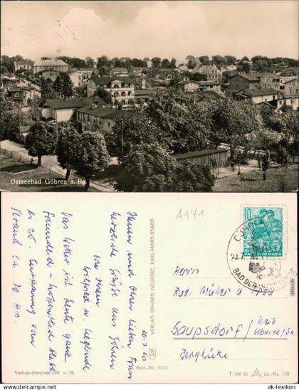 Ansichtskarte Göhren (Rügen) Ostseebad Göhren 1956