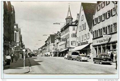 GÖPPINGEN  -  Hauptstrasse mit Stadtkirche.