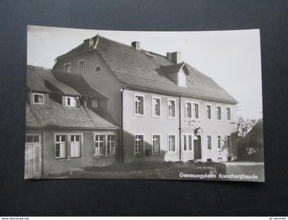 AK 1974 Echtfoto DDR Genesungsheim Kreuzbergbaude. 8901 Jauernick - Buschbach. Kreis Görlitz.