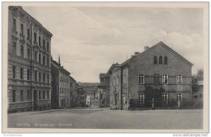 AK Görlitz Zgorzelec Breslauer Strasse Ulica Wroclawska Schule ? Gasthof ? Tankstelle ? Nähe Uferstrasse Altstadtbrücke
