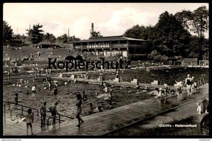 ÄLTERE POSTKARTE GÖRLITZ HELENENBAD SCHWIMMBAD Swimming Pool Piscine Freibad Bad bath bathing suit Mode cpa postcard AK