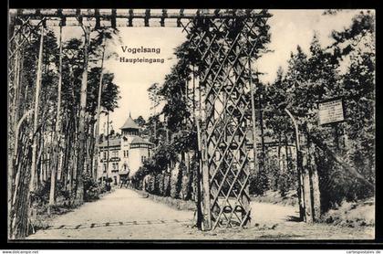 AK Vogelsang /Gommern, Haupteingang