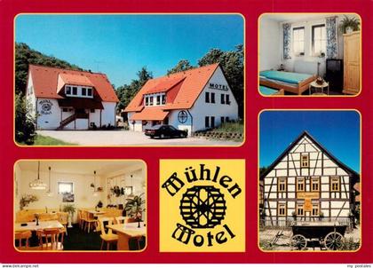 Muehlberg Thueringen Muehlen Motel Gastraum Zimmer