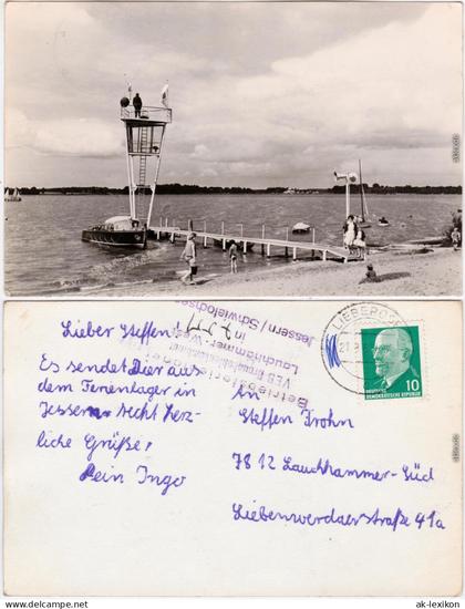 Privatfotokarte Goyatz Schwielochsee GoyatzSchwielochsee - Strandbad 1961