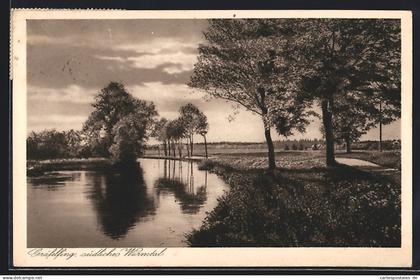 AK Gräfelfing, Partie im südlichen Würmtal