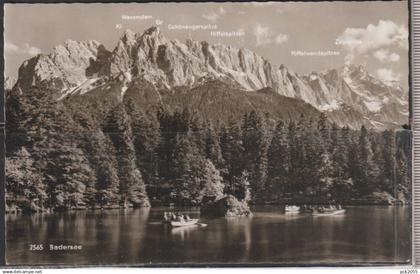 Badersee - Grainau bei Garmisch - Partenkirchen - (  nicht ) gelaufen ? ( AK 6214)