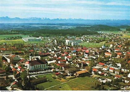 Grafing Muenchen Panorama Blick zu den Alpen