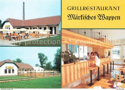 Dannenwalde Gransee Grillrestaurant Maerkisches Wappen