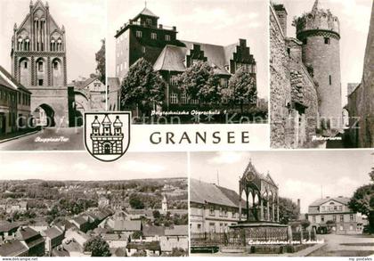 Gransee Ruppiner Tor Pulverturm Luisendenkmal von Schinkel