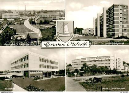 Greven Westfalen Stauffenbergstrasse Marie u. Josef-Hospital Realschule Gymnasiu