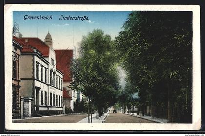 AK Grevenbroich, Blick in die Lindenstrasse