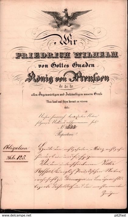 Dokumente , M. Mehl zu Rommerskirchen b. Grevenbroich 1850 , V. Boffers zu Dormagen , 12 seitig !!