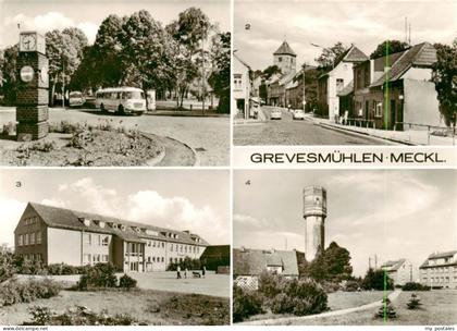 Grevesmuehlen Busbahnhof Aug Bebel Strasse Peter Goering Oberschule Wasserturm