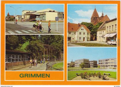 Grimmen HO-Gaststätte "Treffpunkt", Kreiskulturhaus, Heimattierpark 1984