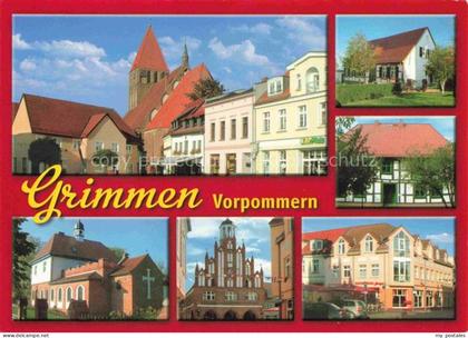 Grimmen Mecklenburg-Vorpommern irche Stadttor Teilansichten
