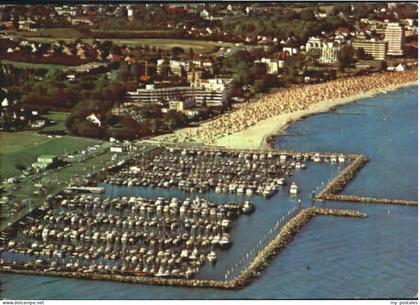 Groemitz Ostseebad Groemitz Fliegeraufnahme Hafen x 1977