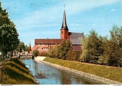 Gronau  Westfalen Ev Stadtkirche am Kanal