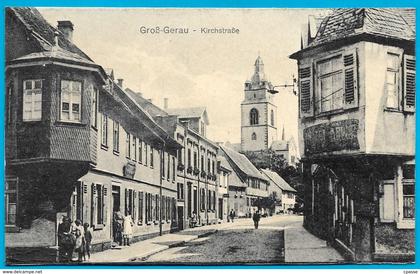CPA AK Allemagne GROSS-GERAU : Kirchstrasse