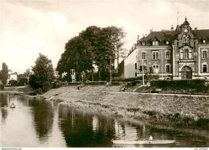 Grossenhain Sachsen Seeufer mit FDJ Haus