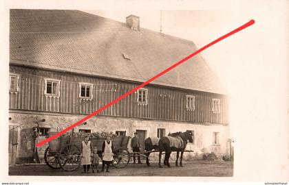 Foto AK Großharthau Haus Gehöft Gut Bauernhof a Frankenthal Bretnig Hauswalde Rammenau Großröhrsdorf Bischofswerda