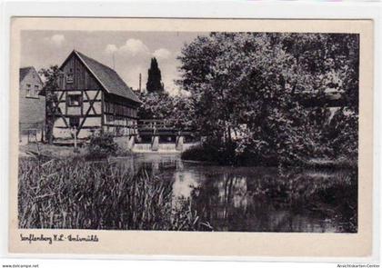 39021586 - Senftenberg mit Amtsmuehle ungelaufen  kleiner Knick unten links, sonst gut erhalten.