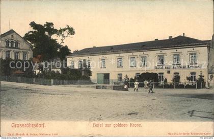 Grossroehrsdorf Sachsen Hotel zur goldenen Krone