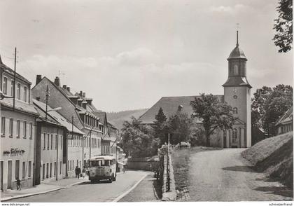 AK Grünhain Bäckerei Ikarus a Beierfeld Aue Schwarzenberg Lauter Bernsbach Elterlein Raschau Schwarzbach Erzgebirge DDR