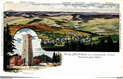 E5545 - Grünhain Beierfeld König-Albert-Turm - Verlag Wilhelm Vogel