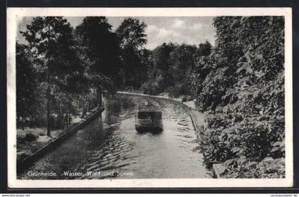 AK Grünheide, Wasser, Wald und Sonne