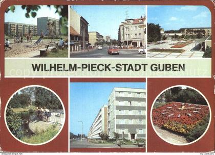 Guben Blumenuhr Stadtprk Leninallee WK Obersprucke